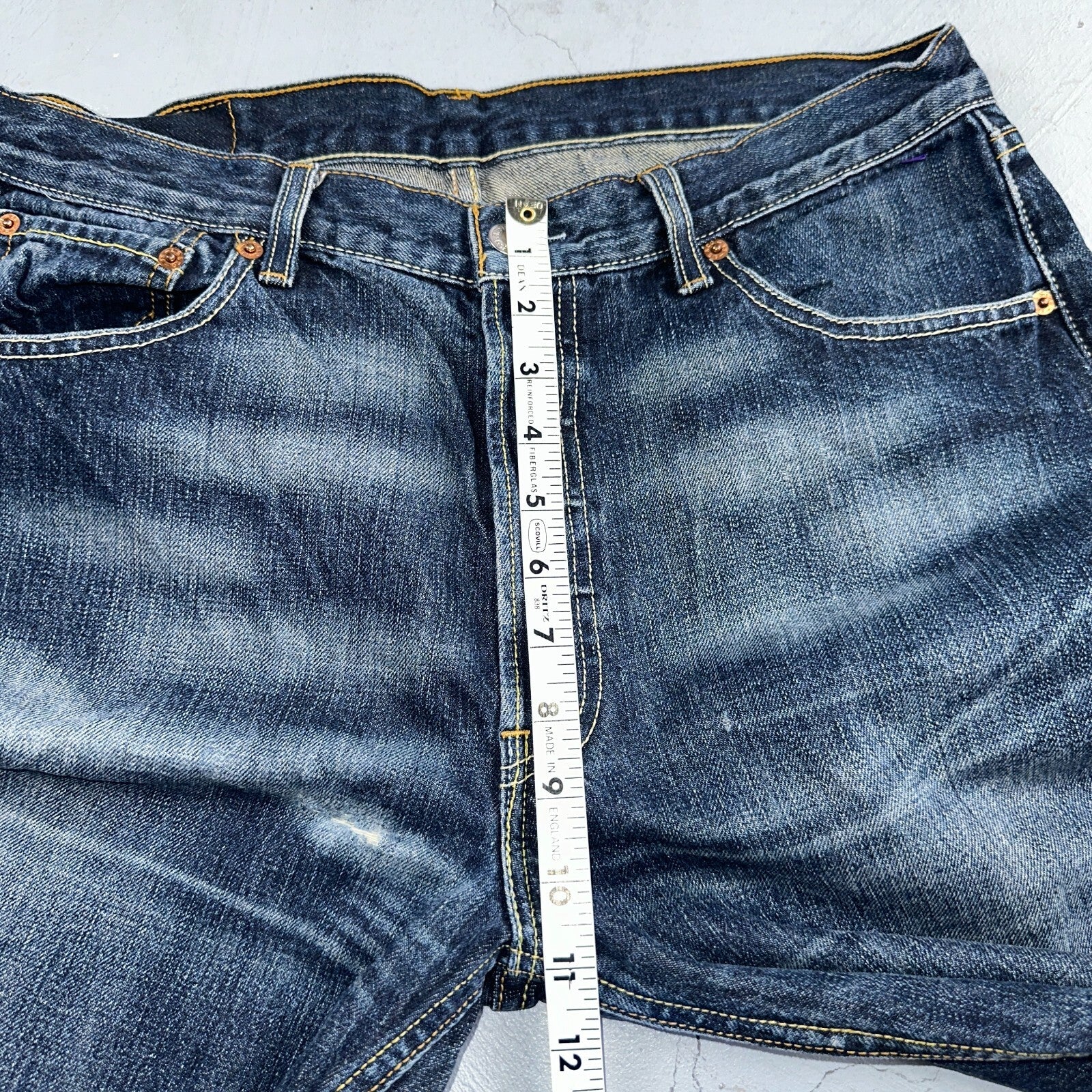 Levis 501 Vintage Y2K XX Straight Leg Jeans Blue Med Wash 34x34 Act 32x28