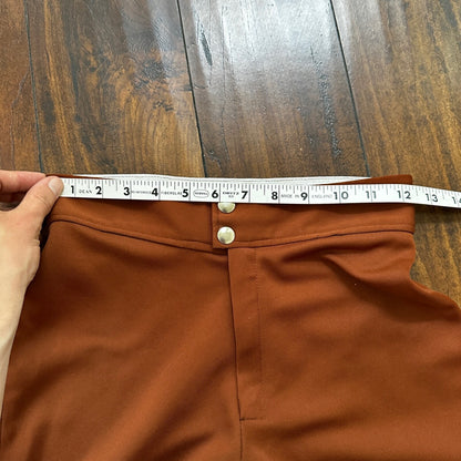 VTG USA Breeks Orange Equestrian Horse Riding Britches Breeches 25x24 1980s