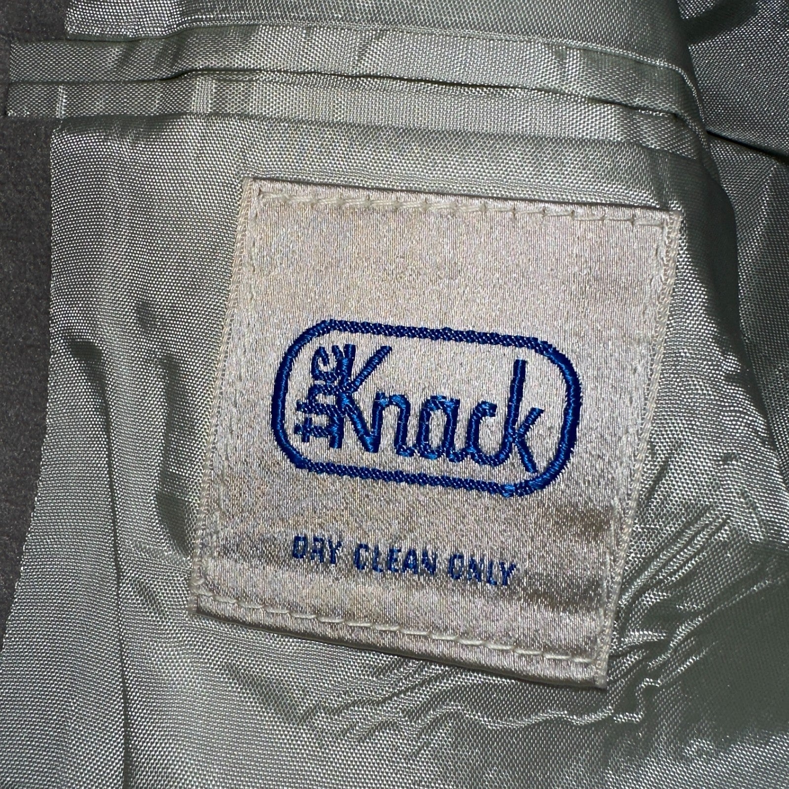 VTG Mens Suit 38 Jacket Sport Coat Rockabilly 60s 70s Suede Gray Disco The Knack