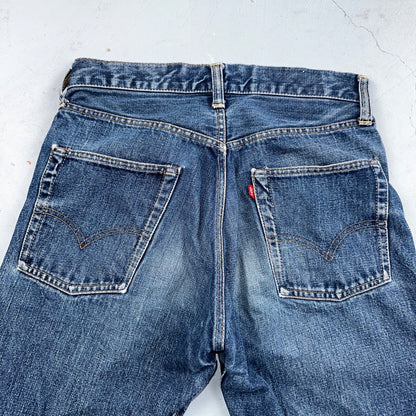 Vintage LEVIS 505 Jeans Big E 1960s Denim 28x28 USA 60s 501 502 Talon Zipper