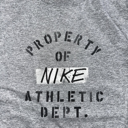 Nike Athletic Department Y2K VTG T Shirt Silver Tag Property Medium Y2K Graphic