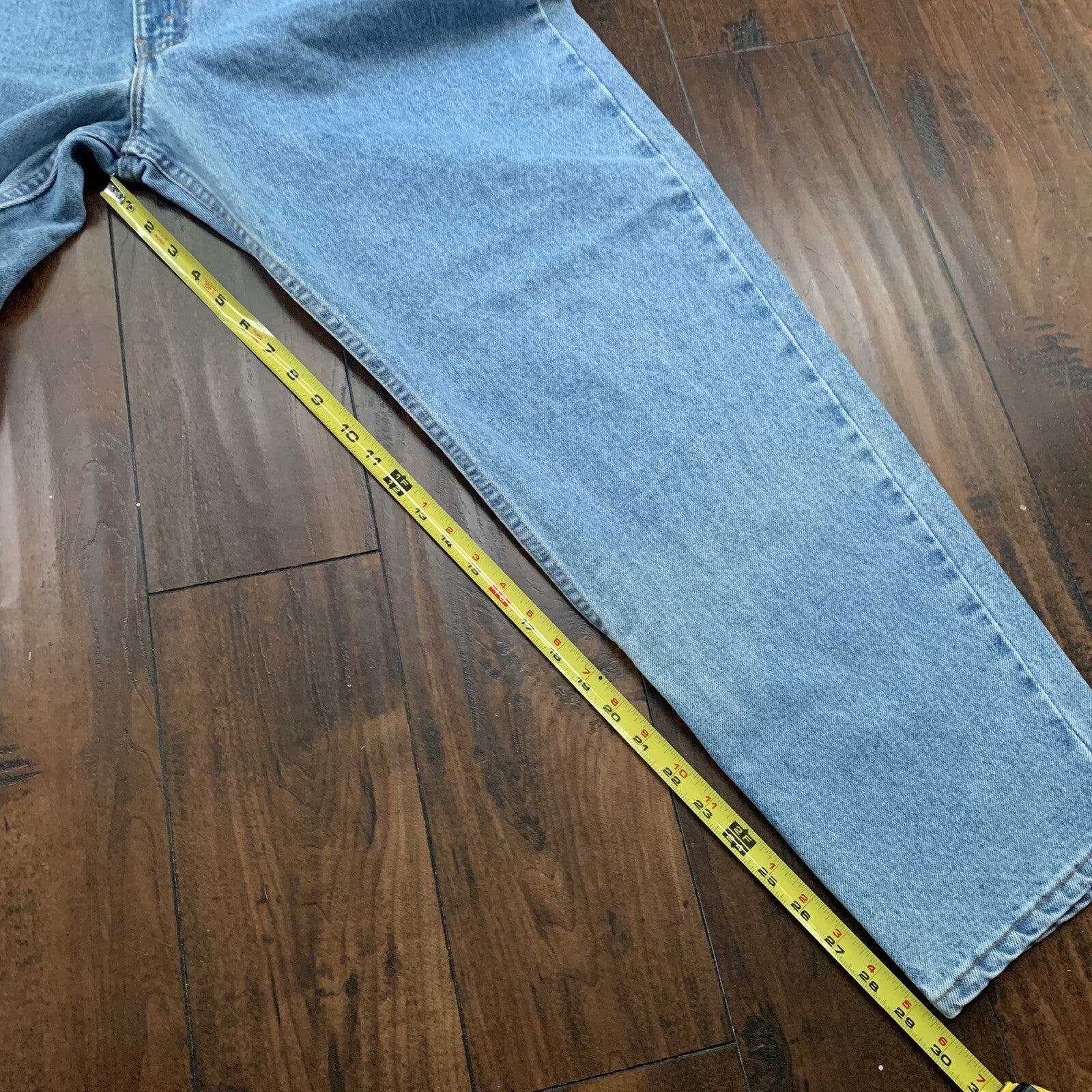 Levis 550 Vintage 90s Tapered Leg USA Relaxed Fit Jeans 40x30 Light Wash 36x30