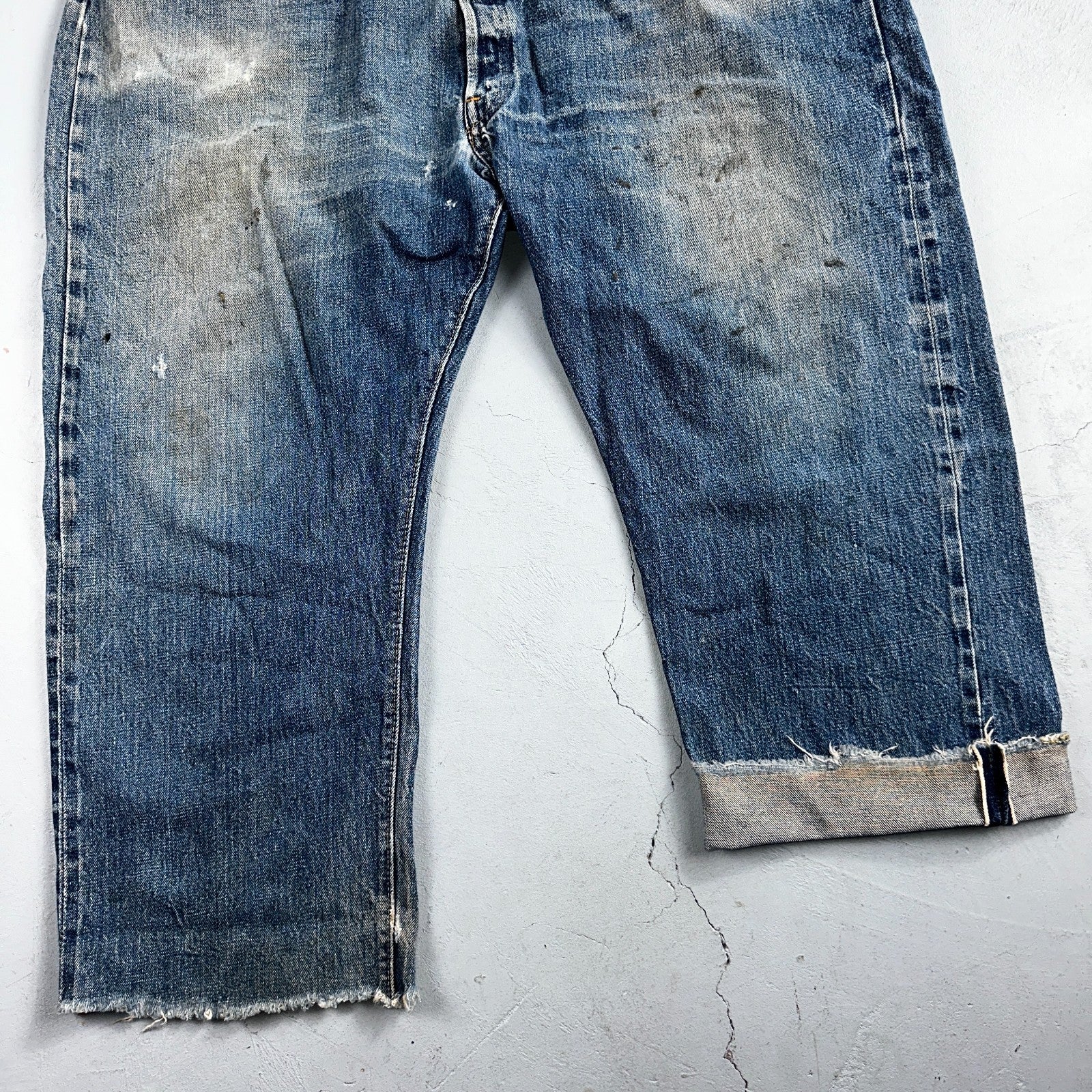 Levis 501 Vintage 70s SS Redline Selvedge USA XX Jeans Med Wash 48x30 Act 44x24