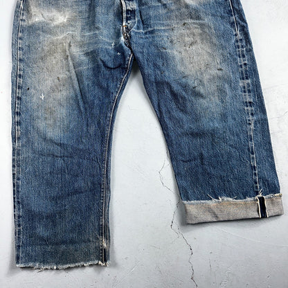 Levis 501 Vintage 70s SS Redline Selvedge USA XX Jeans Med Wash 48x30 Act 44x24
