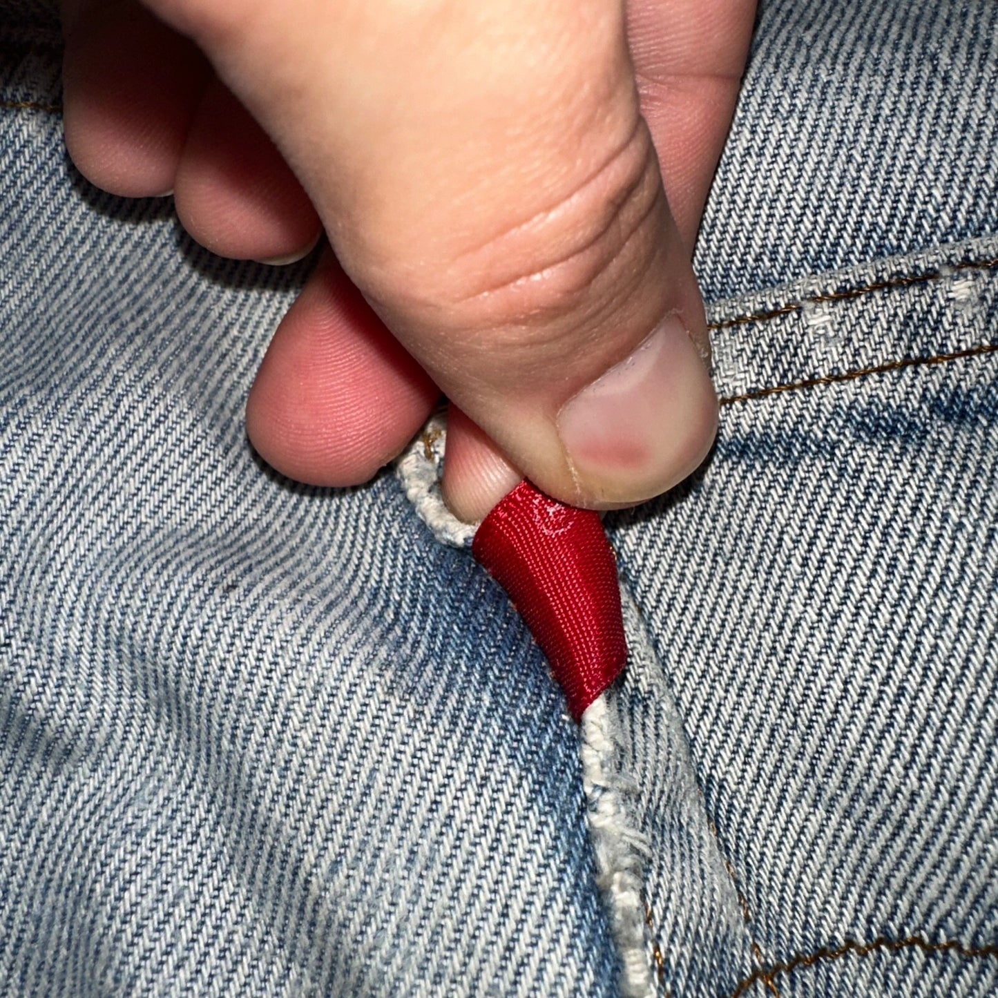 Levis 501 Vintage 80s Redline Selvedge USA XX Jeans Light Wash 34x40 Act 32x36