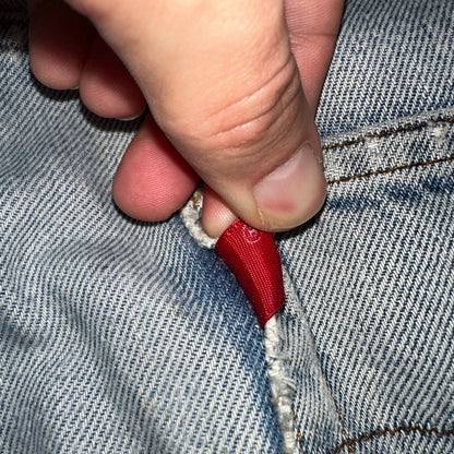 Levis 501 Vintage 80s Redline Selvedge USA XX Jeans Light Wash 34x40 Act 32x36