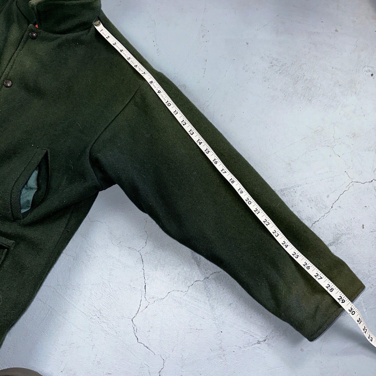 VTG Codet Wool Jacket Mackinaw Hunting Reversible Green Orange Outdoor Men’s L