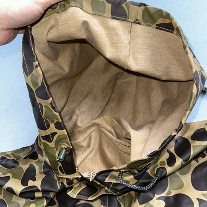 Dry Wear Rain Suit Adult Brown Green Camouflage Outdoor Hunting Mens XL Frogskin