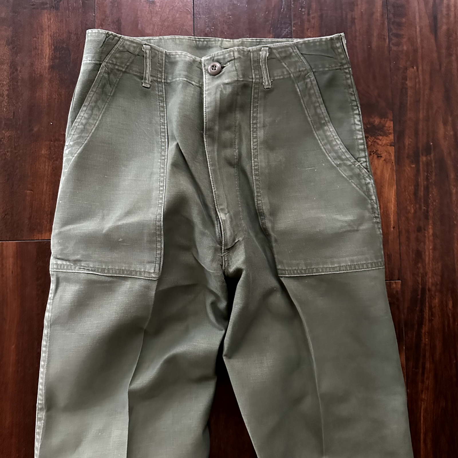 US Army OG-107 Fatigue Pants Trousers 1960s 32x33 Type I DSA-100 Post WWII Camo