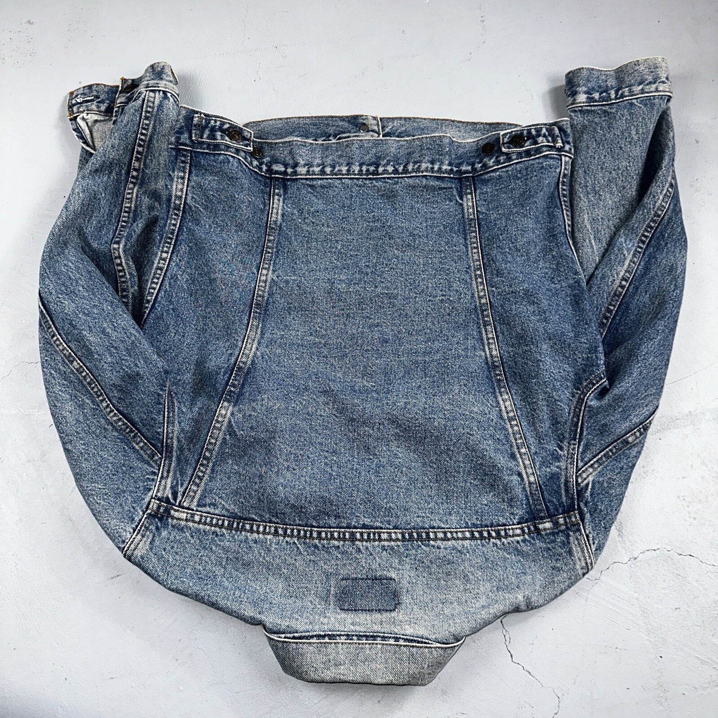 Levis VTG Denim Size 42 Type 3 III Trucker Jean Jacket Med Blue Wash 1980s 80s
