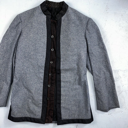 Antique 1900s Union USMA US Military Academy Cadet Uniform Gray Wool Jacket