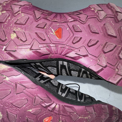 Salomon Ortholite Women's Cross Training Running Shoes - Size 7 Charcoal/Plum