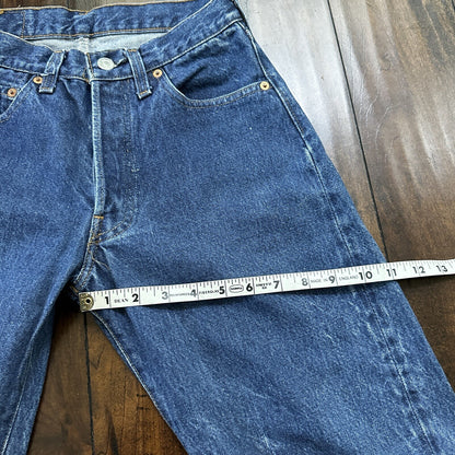 Levis Vintage 80s Redline Selvedge USA 501 XX Jeans 66 70s Dark 28x34 Act 24x25