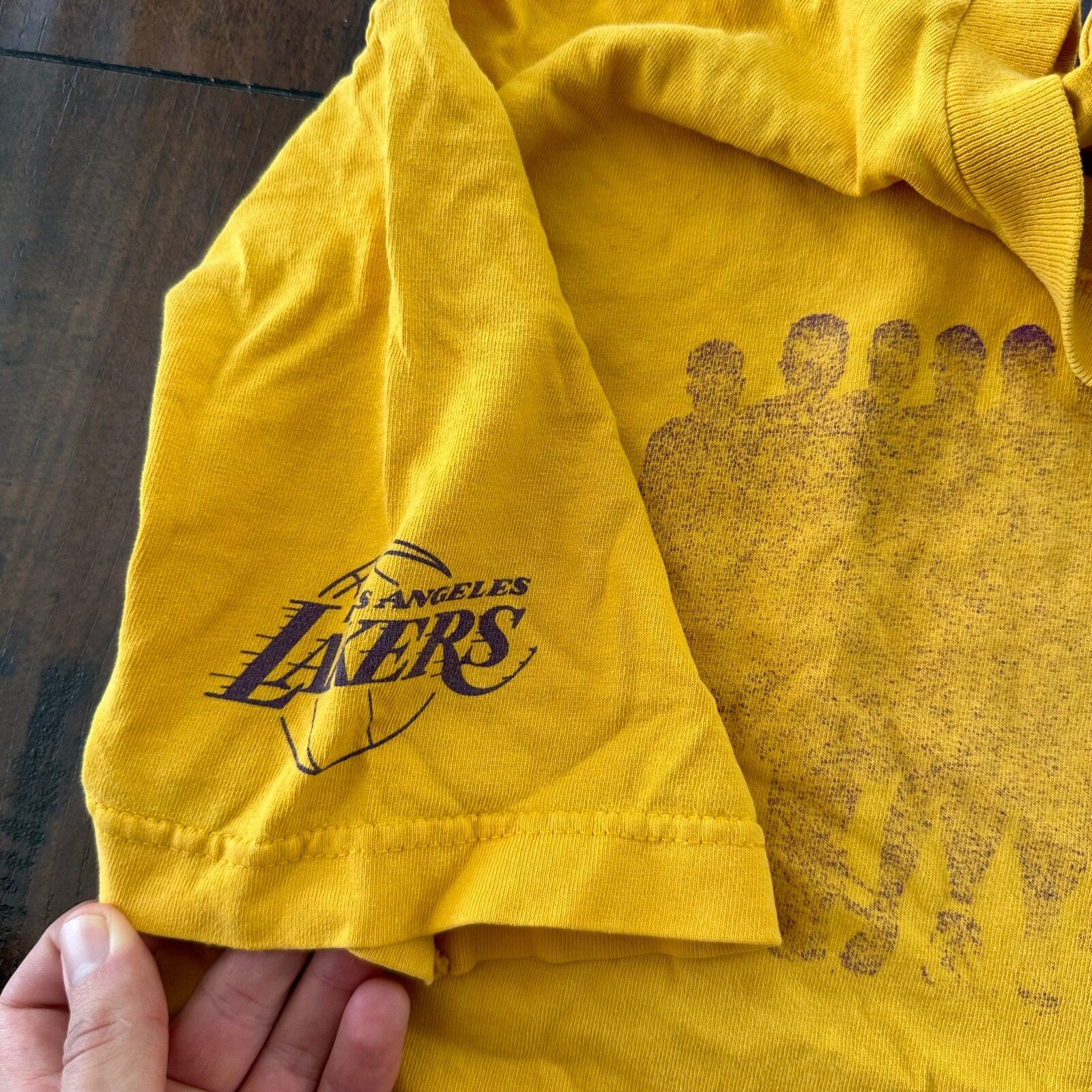 LA Lakers Vintage T Shirt Mamba NBA Basketball Kobe Bryant Black Shaq AAA Rap