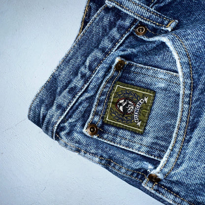 CINCH Slim Leg Jeans Men’s 34X34 Blue Wash Denim Western VTG 90s Cowboy