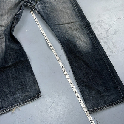 Levis 501 Vintage Y2K XX Straight Leg Jeans Blue Med Wash 33x30 Act 32x28