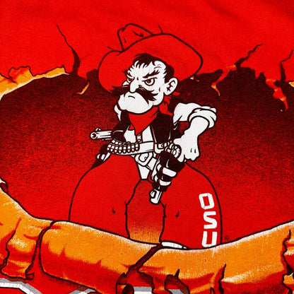 OSU Cowboys VTG T Shirt 90s Oklahoma State 3XL Orange College University