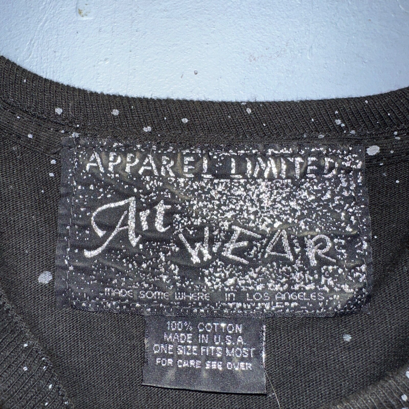 VTG Apparel Limited Art Wear Los Angeles T-Shirt One Size Custom Rare Paint