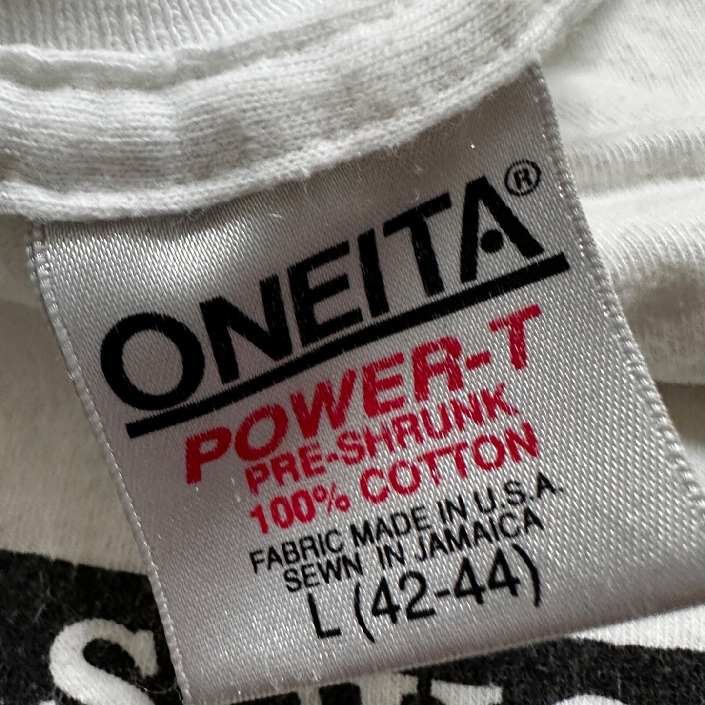 Oneita PDX Portland Oregon Vintage T Shirt Single Stitch Pedee School USA