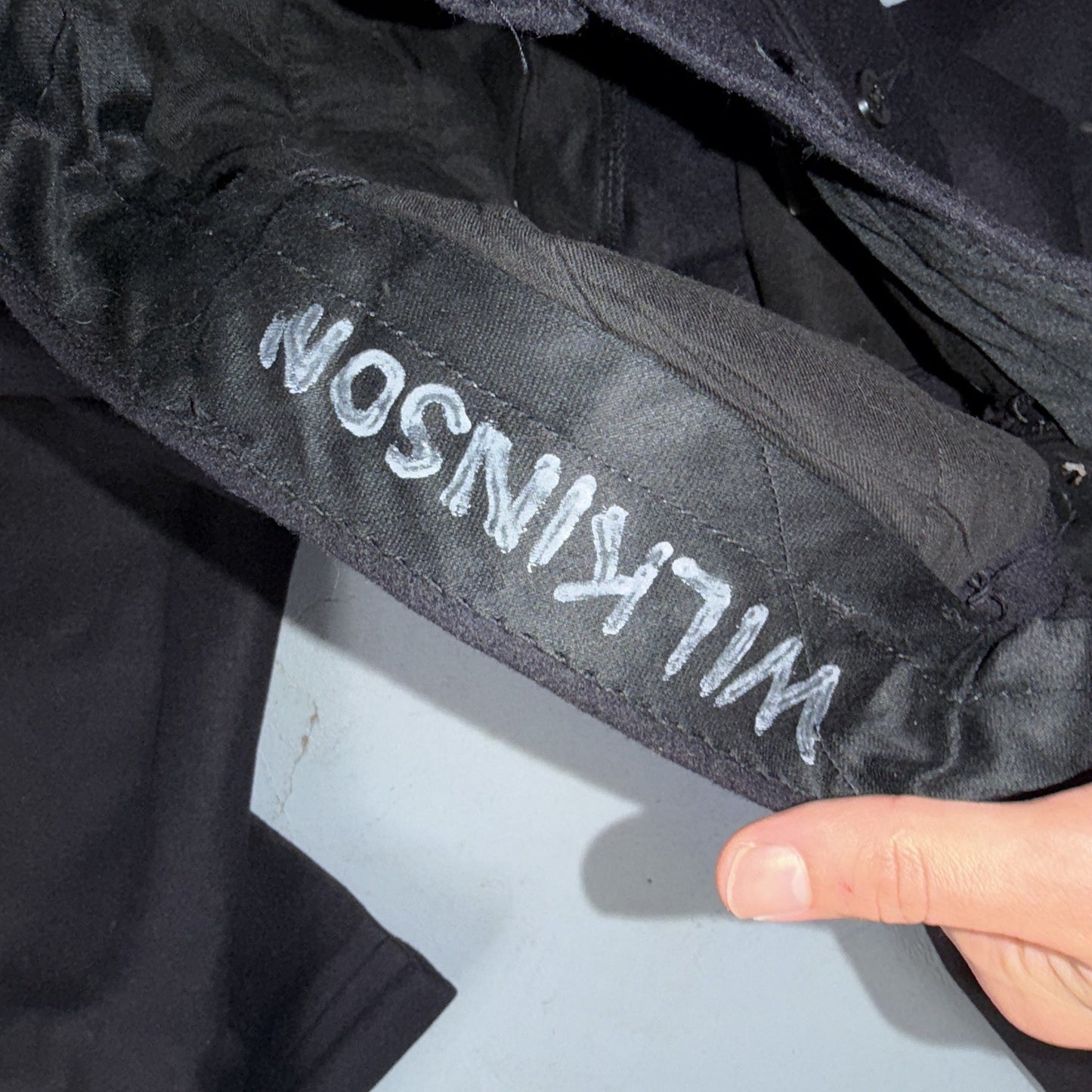 VTG 40s WWII US Naval Clothing Factory Wool Sailor Pants Navy 30L Bell Bottoms