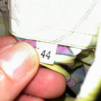 Etro Milano Vintage 70s Psychedelic Paisley Shirt Italy Cotton 44 Bold Print W