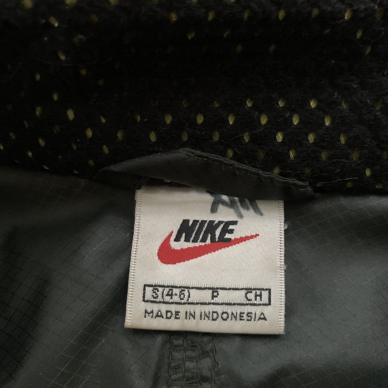 Vintage Nike Womens S 90s Windbreaker Forest Green Zip Pullover Cinch Jacket