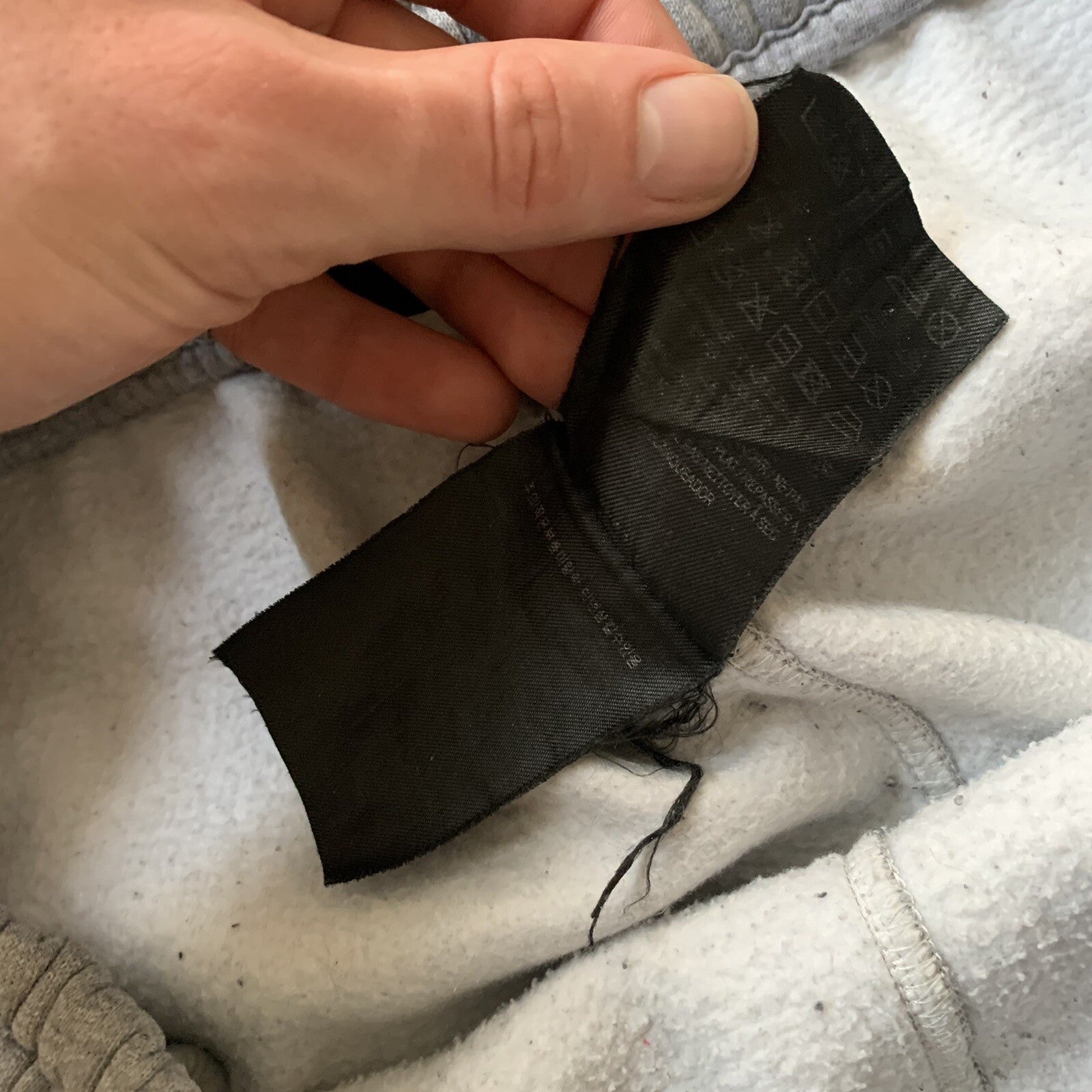 Burberry Rainbow Embroidered Logo Cotton Sweatpants Gray Medium 100% Authentic