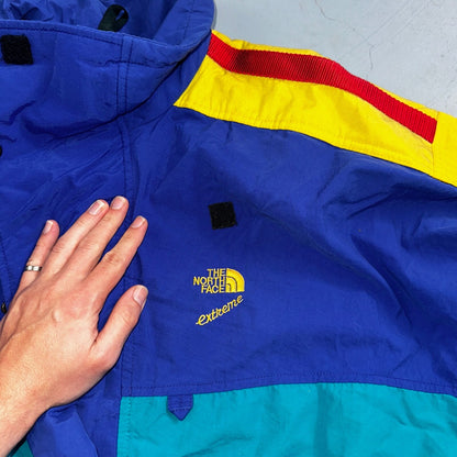 The North Face Color Block VTG 90s Gore Tex Extreme Ski Jacket Pullover Anorak