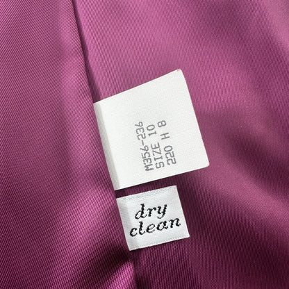 Vintage Miss Pendleton Wool Plaid Blazer Jacket Womens Size 10 70s Purple