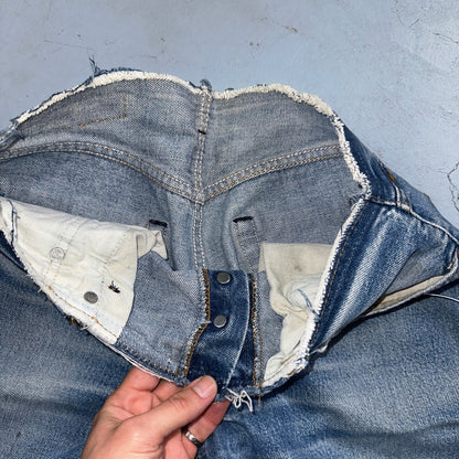 Levis 501 Vintage 80s Redline Selvedge USA XX Jeans Med Wash 31x36 Act 30x30
