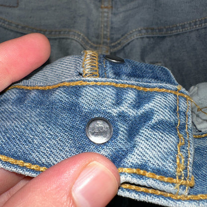 Levis 501 Vintage Y2K XX Straight Leg Jeans Blue Light Wash 35x34 Act 34x34