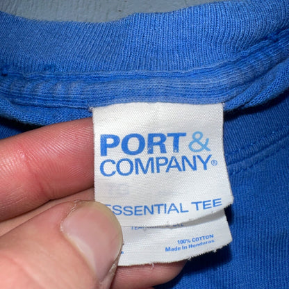 Chess Club Board Art T Shirt VTG Style Englewood Elementary Cool Geometric Blue