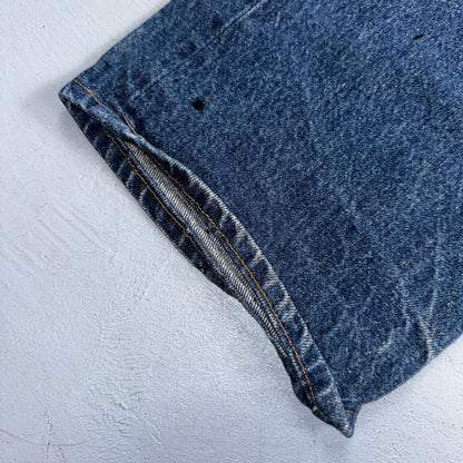 Levis 501 Vintage 80s USA XX Straight Leg Jeans Blue Light Wash 40x33 Act 38x29