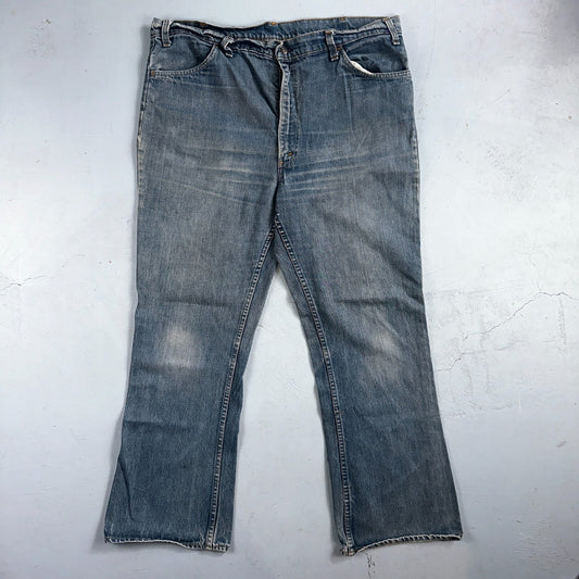 Levis 646 Vintage 70s USA Orange Tab Bootcut Flare Blue Bell Bottom Jeans 40x30