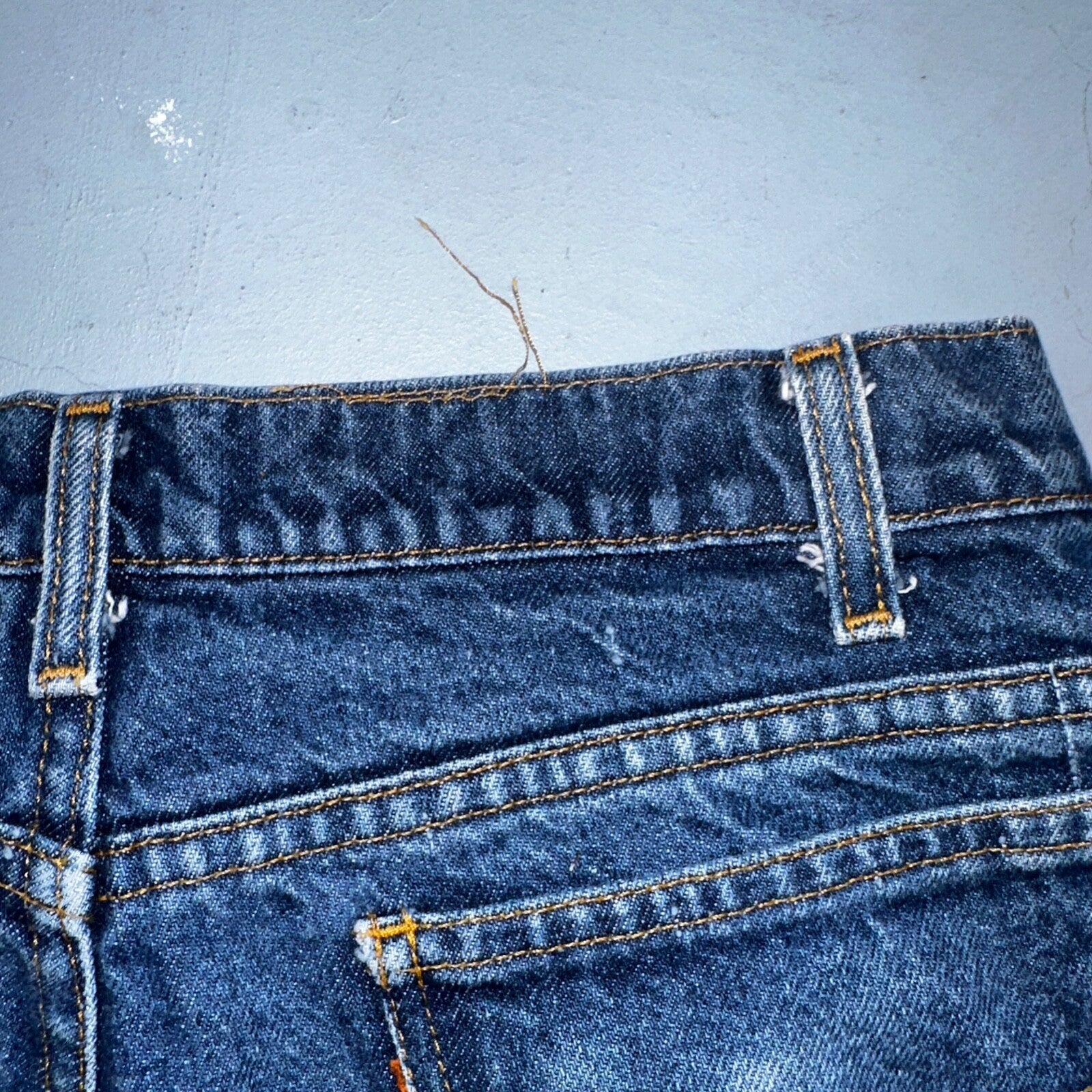 Levis 505 Vintage 90s Orange Tab Jeans Blue Med 501 Wash 33x34 Act 31x33