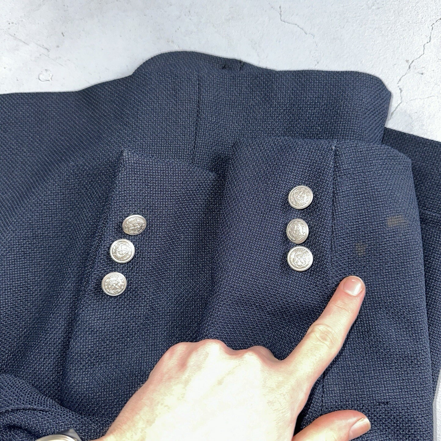 Kingsridge Blazer Mens 40 Blue Vintage Sport Coat Suit Jacket Union USA 1970s