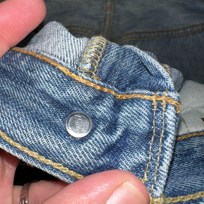 Levis 501 Vintage Y2K XX Straight Leg Jeans Blue Light Wash 35x34 Act 34x32