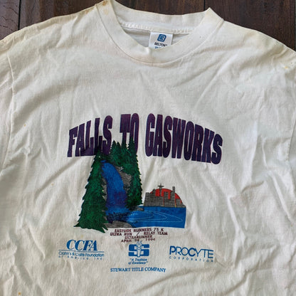 Falls To Gasworks Vintage T Shirt Nike West Coast 1994 90s Running Hills Cool 