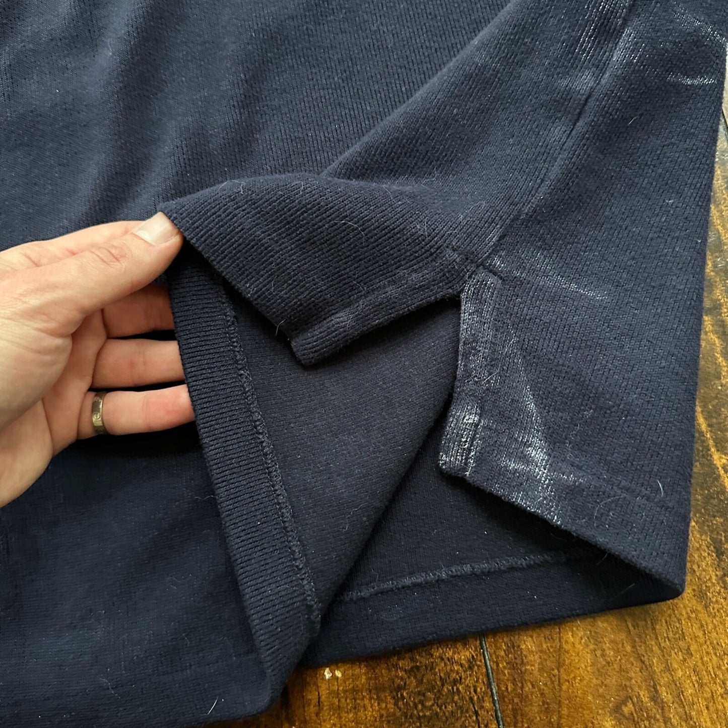 Polo Ralph Lauren Pullover Men’s XL Navy Big Pony Ski Patch Quarter Zip VTG