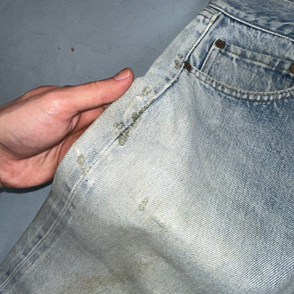 Levis 501 Vintage 80s Redline Selvedge USA XX Jeans Light Wash 1980s Act 30x26