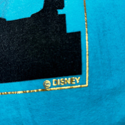 Disney Fantasia 90s VTG T Shirt 50th Anniversary Rare Blue USA Mickey Mouse