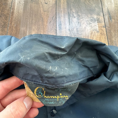 Vintage Champion 50s 60s Snap Button Basketball Jacket Mens XL Rockabilly RARE