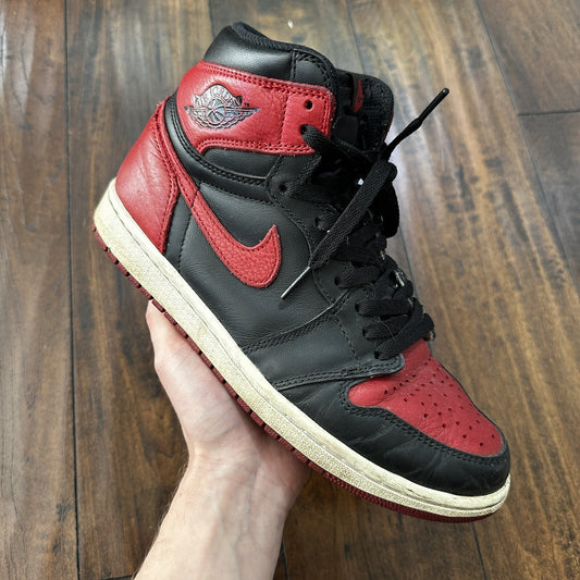 Size 8 - Jordan 1 Retro OG High Banned, Bred 2016 - 555088-001 No Box
