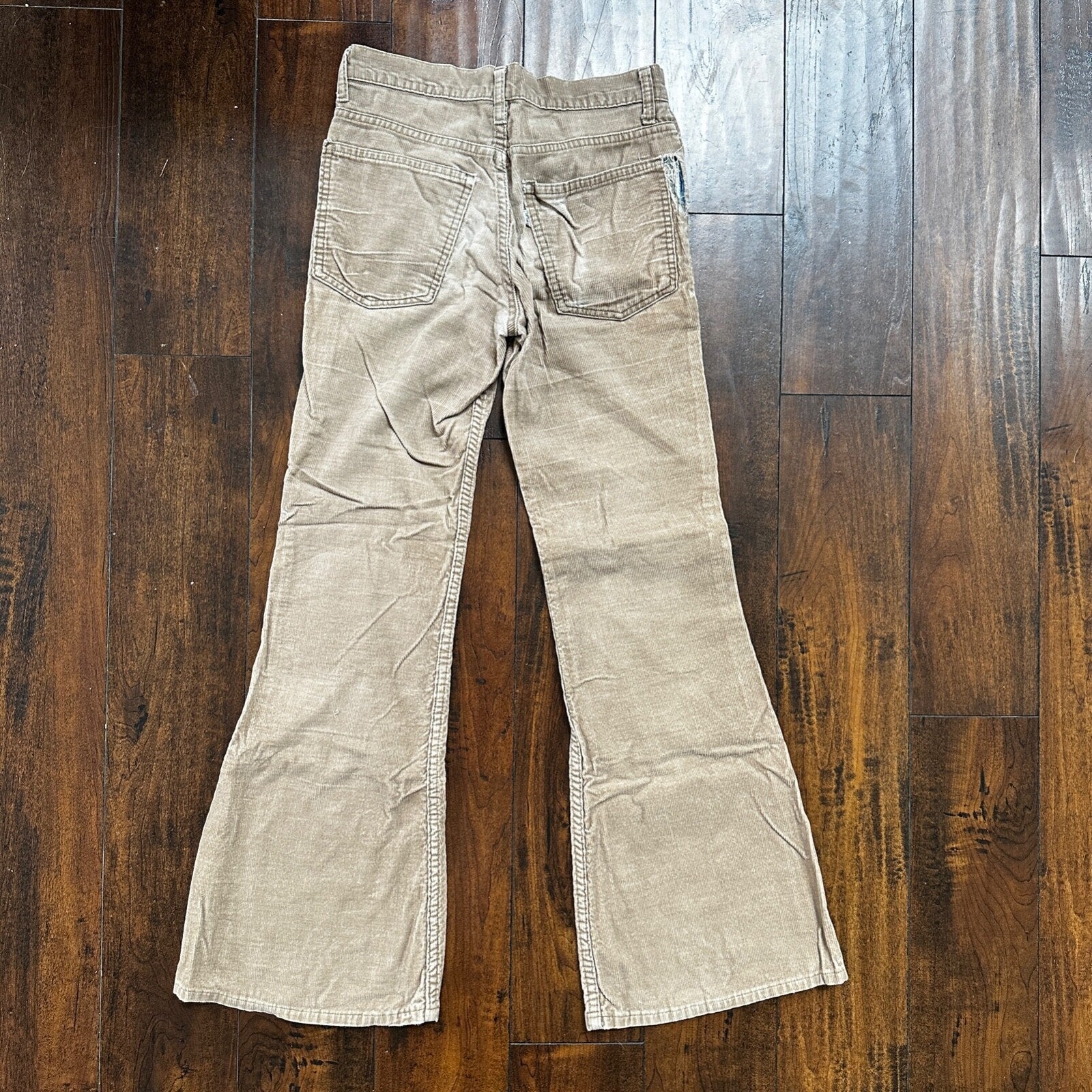 VTG Levi's 684 Corduroy Pants Bell Bottom USA 28x29 Boot Cut 1970s 70s Brown