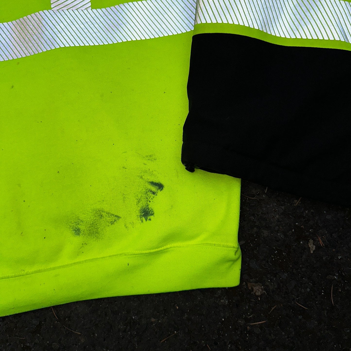 Carhartt Jacket Mens 2XL 100787 High-Visibility Waterproof Highlighter Hoodie