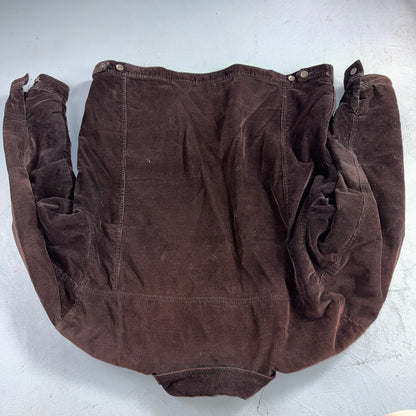 VTG Burnside Corduroy Jacket Size XL Button Front Long Sleeve Brown Outerwear