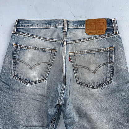 Levis 501 Vintage 90s XX Straight Leg Jeans Blue Light Wash 33x32 Act 31x24