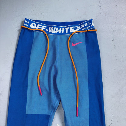 OFF-WHITE  x NIKE Training Leggings Tape Band Sweatpants Small Virgil Abloh Gym