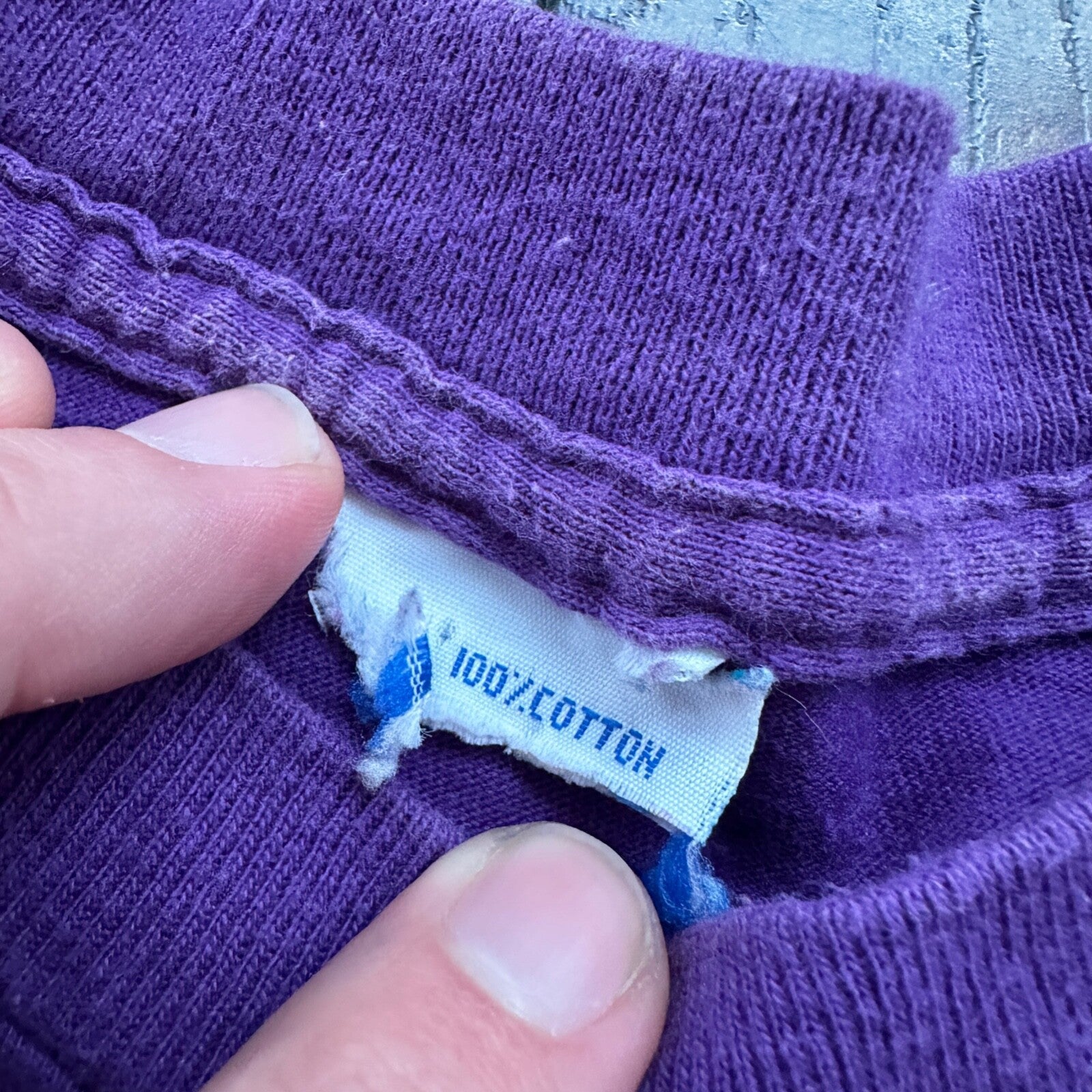 Viking Football Salem Vintage T Shirt Sports NFL Purple Single Stitch Minnesota