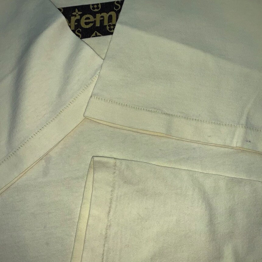 OG 2000 Supreme Louis Vuitton LV Monogram Box Logo T Shirt 100% Authentic VTG